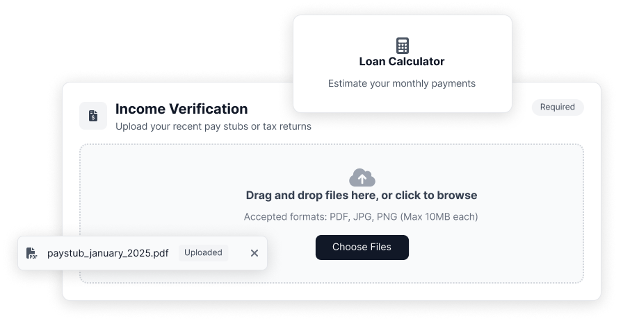 Low-fidelity wireframes exploring form chunking